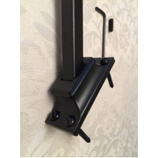 Iron Spindle/Baluster Shoe Holds 12mm Square Bar (For angled stairways)  
